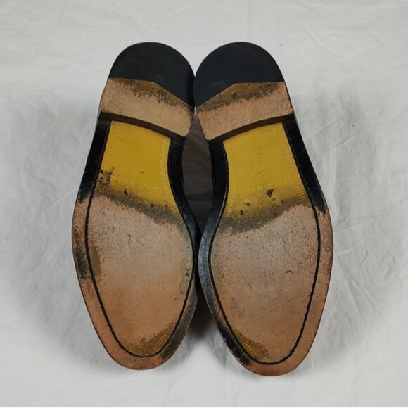 Cole Haan Calhoun Brown Leather Split Toe Oxfords Mens 6EE - Picture 11 of 13